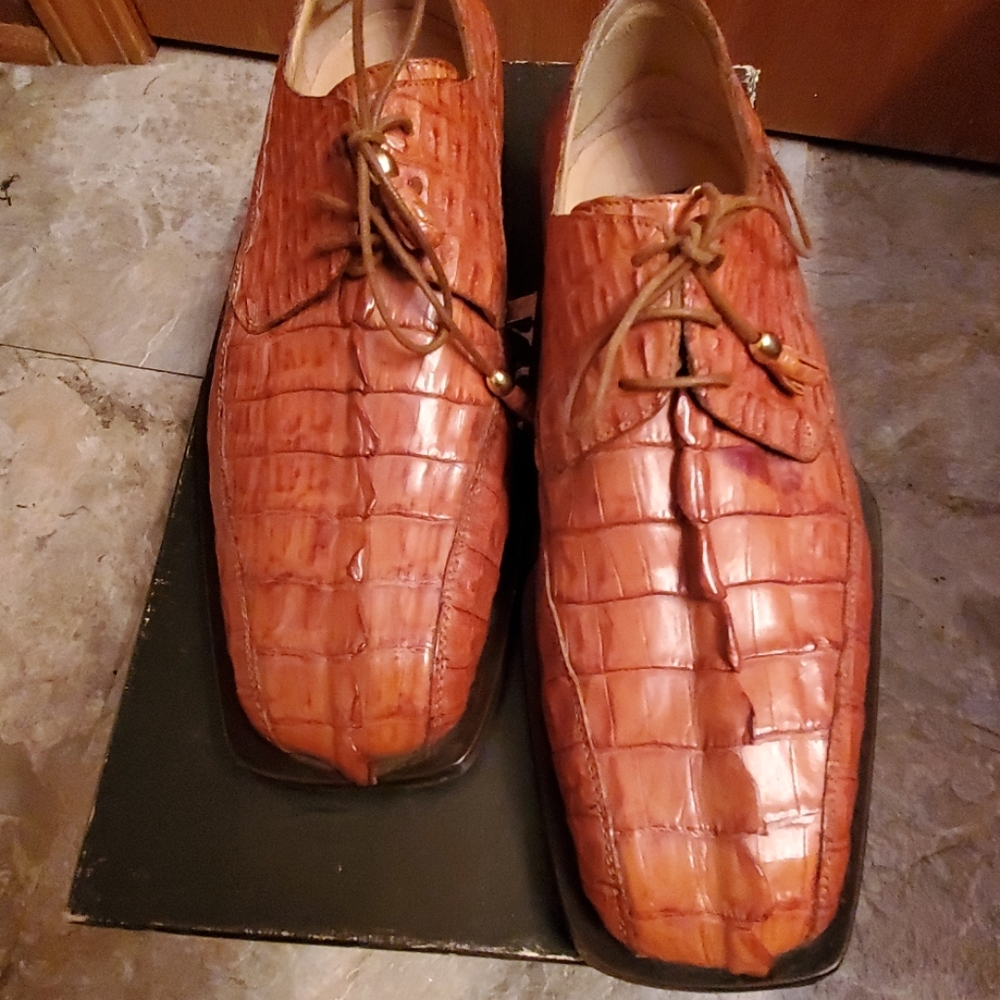 Fennix Caiman Hornback Dress shoes